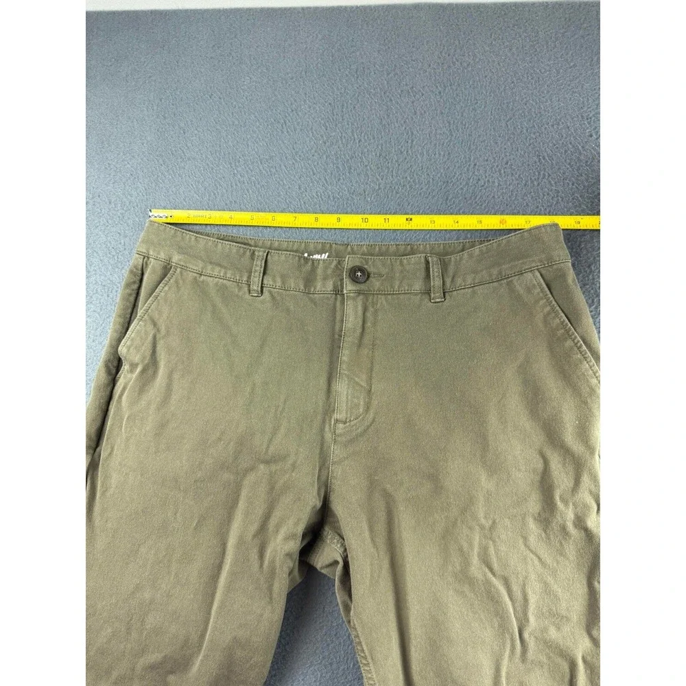 Mugsy Pants Men's 36x29* Olives Army Green Chino Stretch Regular Straight Casual